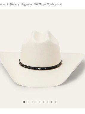 STETSON HAGERMAN 10X STRAW COWBOY HAT